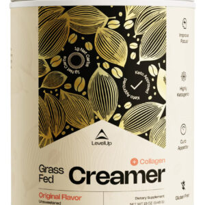 Manteiga Alimentada Com Capim Keto Creamer Levelup C8 Mct Co