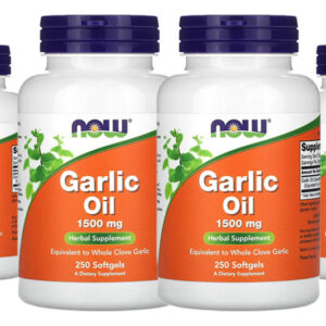 Óleo De Alho 1500mg Now Foods Now Foods 250solftg 4un Sabor Sem Sabor