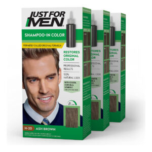 Cor De Cabelo Apenas Para Homens Shampoo-in Color Ash Brown