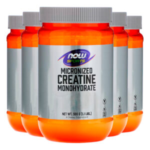 Creatina Monohidratada Now Foods 500gr Pó Importado 5un