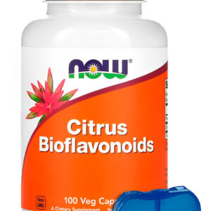 Bioflavonóides Cítricos Now Foods 100 Cáps + Porta Cápsulas