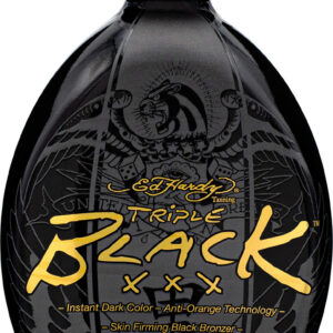 Loção Bronzeadora Ed Hardy Black Xxx Instant Dark Color 400m