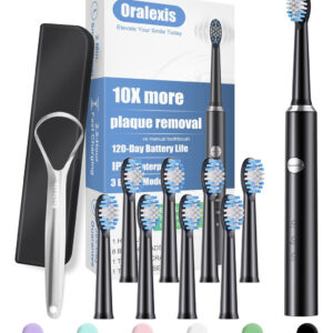 Escova De Dentes Elétrica Oralexis Para Adultos/crianças 8 C