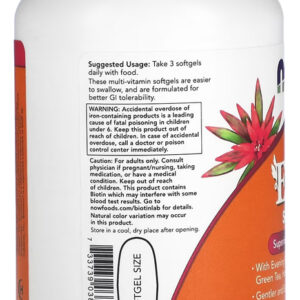 Multivitamínico Eve Mulheres Now Foods 90 Soft Importado 4un