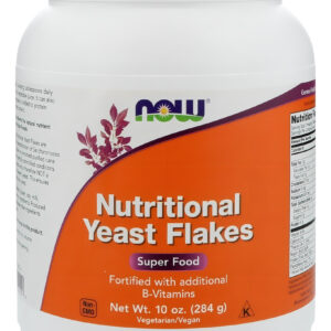 Nutricional Yeast Flake Flocos Levedura Nutricional 284g Now Sabor Sem Sabor