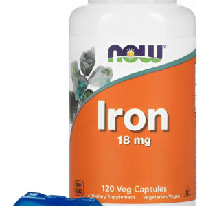 Ferro Bisglicinato 18 Mg Now Foods 120veg Cáps