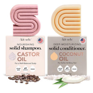 Conjunto De Barras De Shampoo E Condicionador Óleo De Rícino