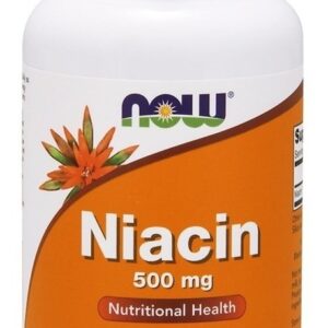 Niacina 500mg 100 Cap Vitamina B3 Now Foods Niacin Sabor Without Flavor