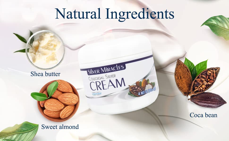 Creme De Prata Coloidal Silver Miracles 120ml Skin Healing - Imagem 8