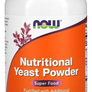 Levedura Nutricional Vegana Yeast Powder Pó Now Foods 284g Sabor Without Flavor