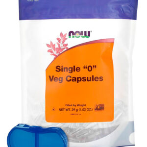 Caps Vazias Now Foods Pacote Com 300un + Porta Cápsulas