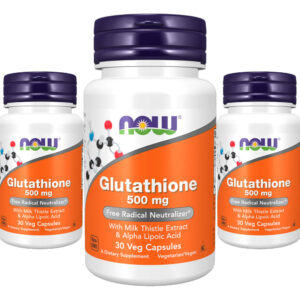 Glutationa 500mg Now Foods Glutathione 30 Veg Caps 3un