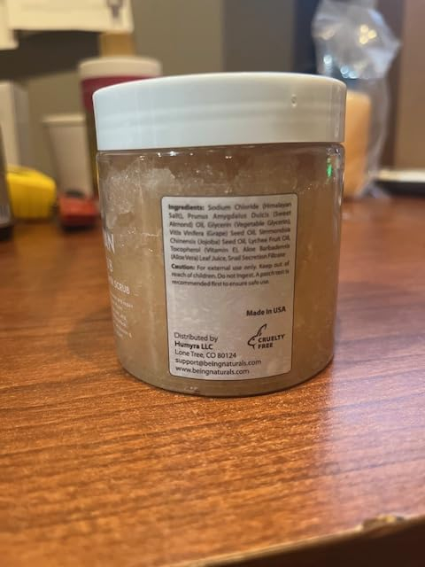 Esfoliante Corporal Being Naturals Com Sal Do Himalaia Com Ó - Imagem 5
