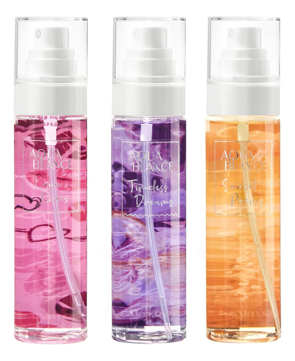 Spray Corporal Aqua Blance Dreams/sunset Pomes/luna Kisses 3
