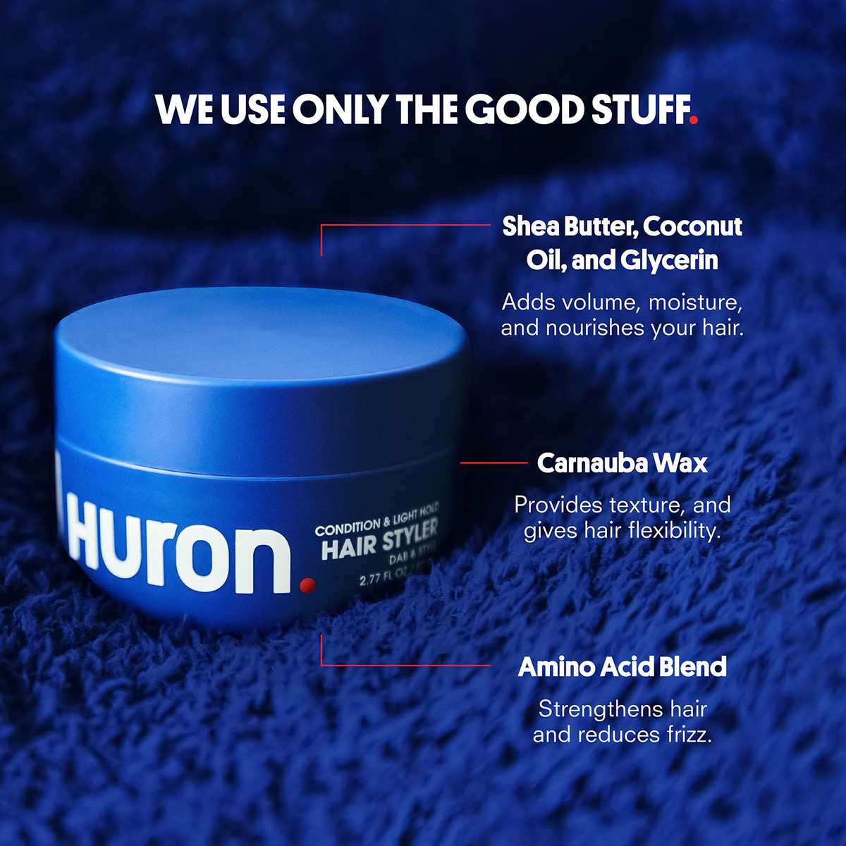 Creme De Higiene Huron Versatile Light Hold Matte Finish 80m - Imagem 3