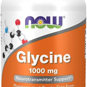 Glycine Glisina 1000mg 100 Veg Caps - Now Foods