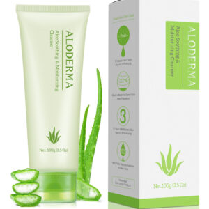 Limpador Facial Aloderma Aloe Suavizante Para Peles Sensívei