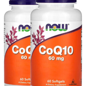 Coenzima Coq10 60mg E Omega-3 60soft Importado 2un Now Foods