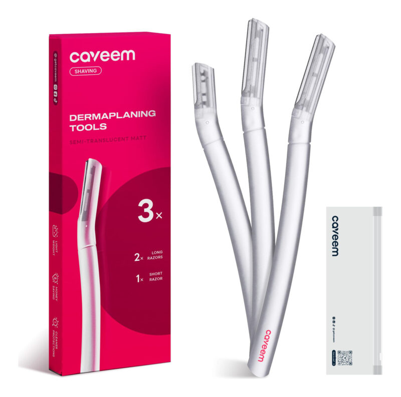 Dermaplane Razor Caveem Para Mulheres E Homens (3 Unidades)