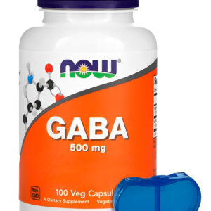 Ácido Gama 500mg E Vitamina B6 Now Foods 100 Cáps