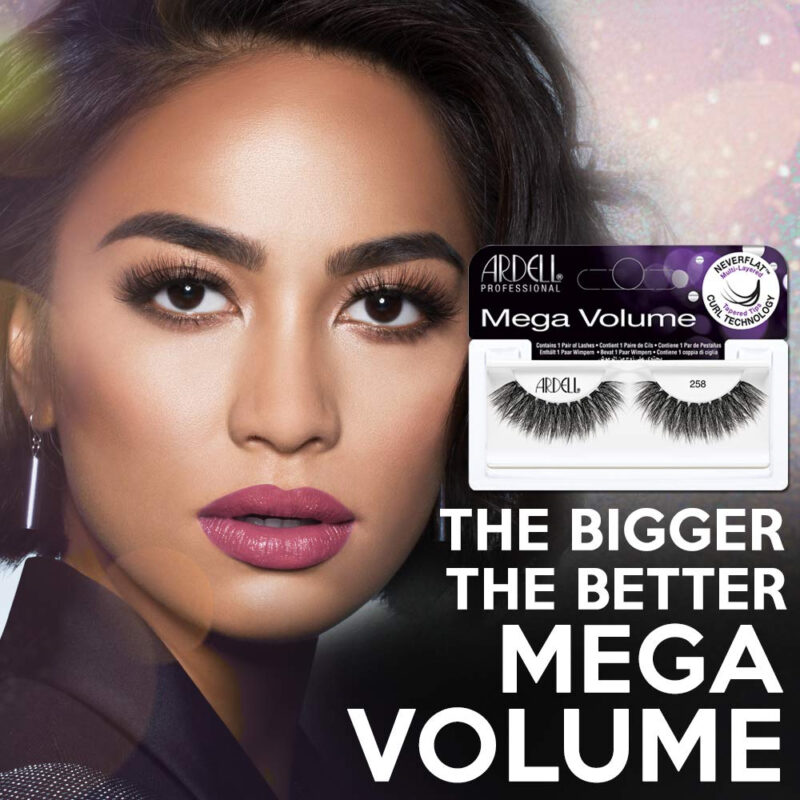 Cílios Postiços Ardell Mega Volume Lash 258 W/ Curl 4 Pares - Image 2
