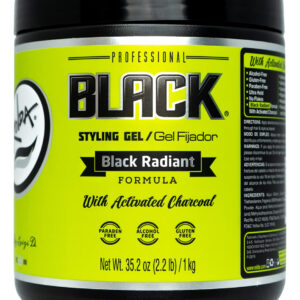 Gel De Cabelo Rolda Black Extra Strong Hold 1l Com Carvão At
