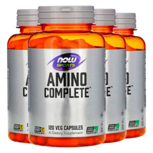 Amino Complete 120 Cápsulas Importado 4un Now Foods