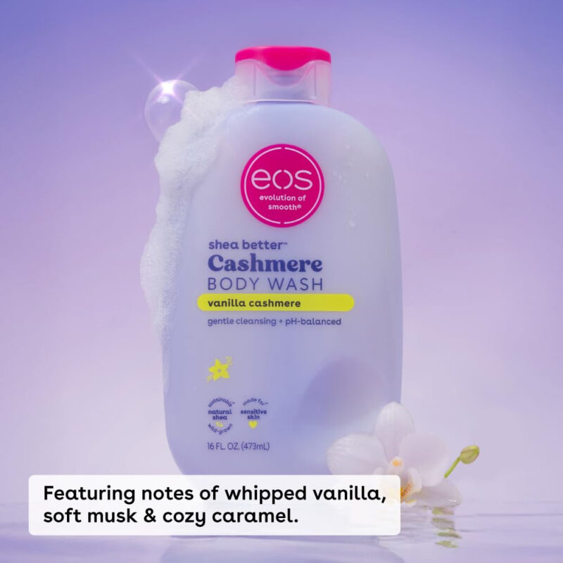 Sabonete Líquido Eos Shea Better Cashmere Vanilla 473ml - Image 2