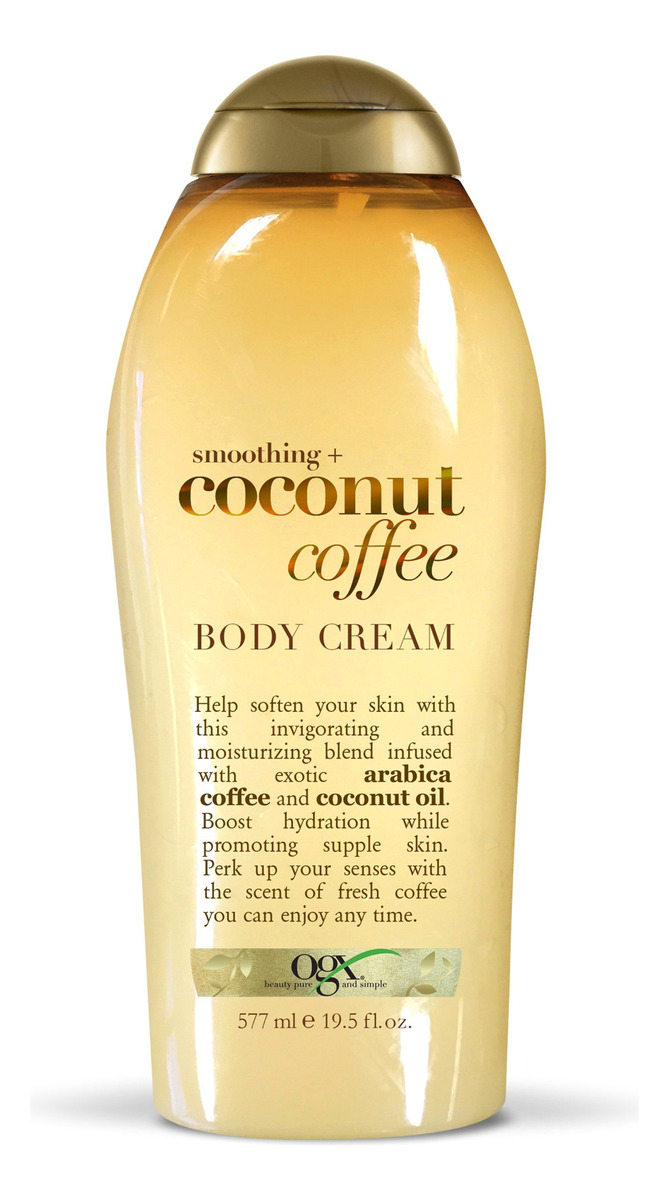 Creme Corporal Ogx Smoothing + Café Coco 19,5 Oz