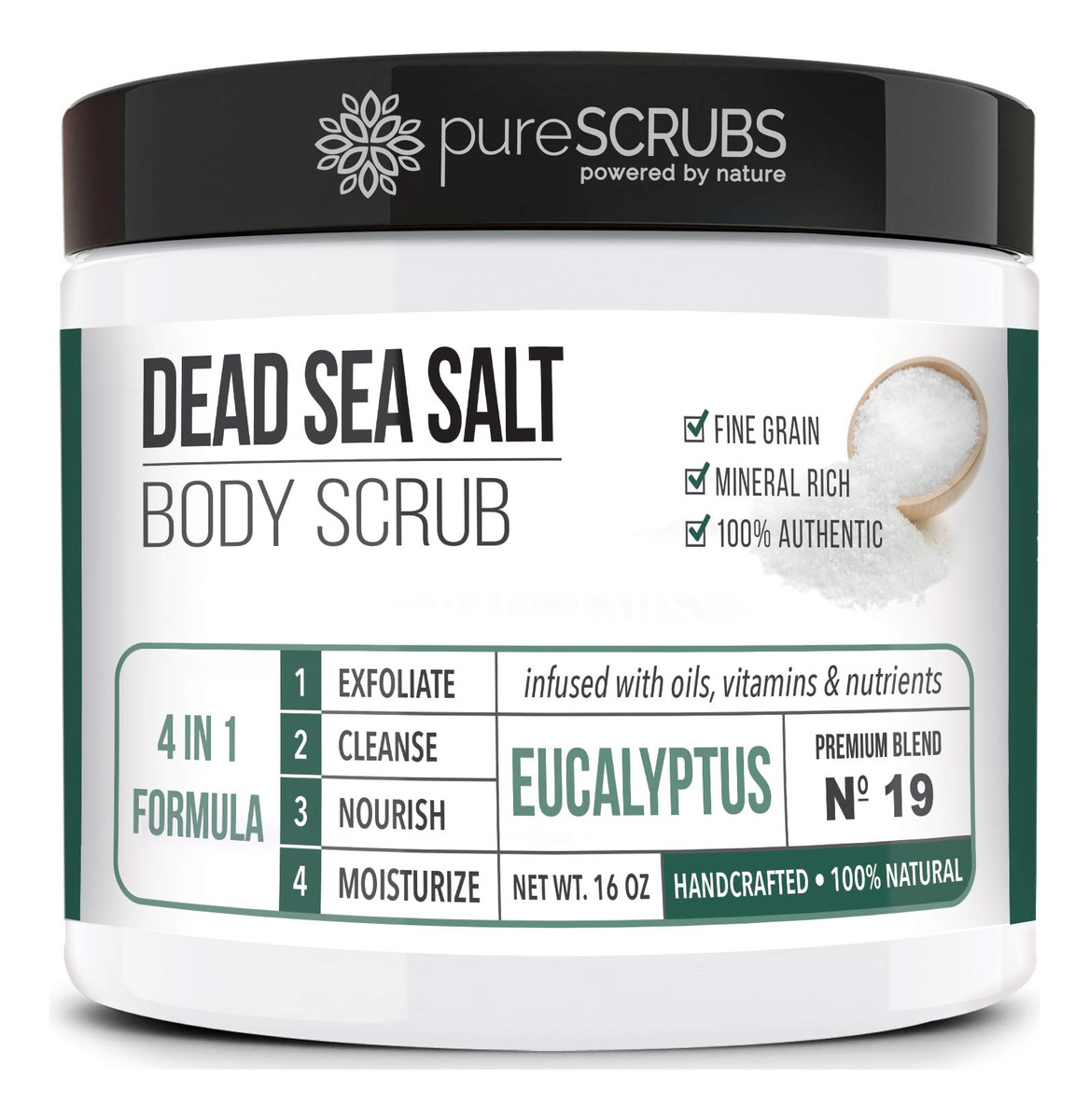 Esfoliante Corporal Purescrubs Premium Eucalyptus 473 Ml Com