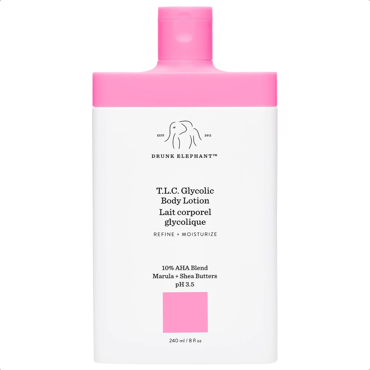 Loção Corporal Drunk Elephant T.l.c. Glycolic Com Marula E S