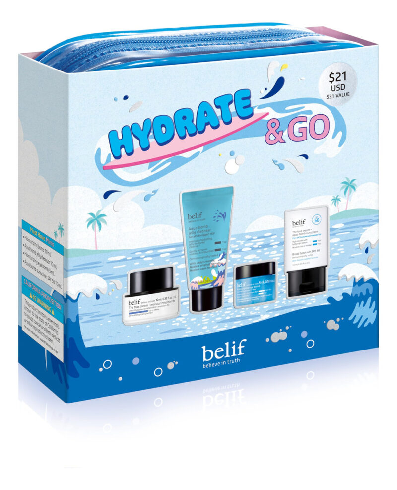 Conjunto De Cuidados Com A Pele Belif Hydrate & Go Kit Conju - Image 3