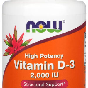 Vitamina D-3 2000iu Now Foods 30 Caps Softgels