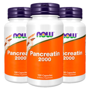 Pancreatina 2000 Now Foods 100 Veg Cáps Importado 3un