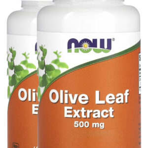 Extrato Folha De Olive 500mg 60 Cáps Importado 2un Now Foods