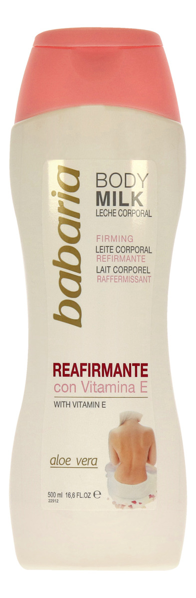 Hidratante Babaria Leite Corporal Firming 500ml Com Vitamina