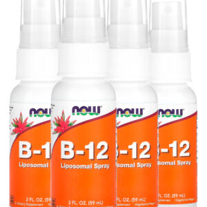Vitamina B-12 Now Foods Spray 59ml Importado 4un