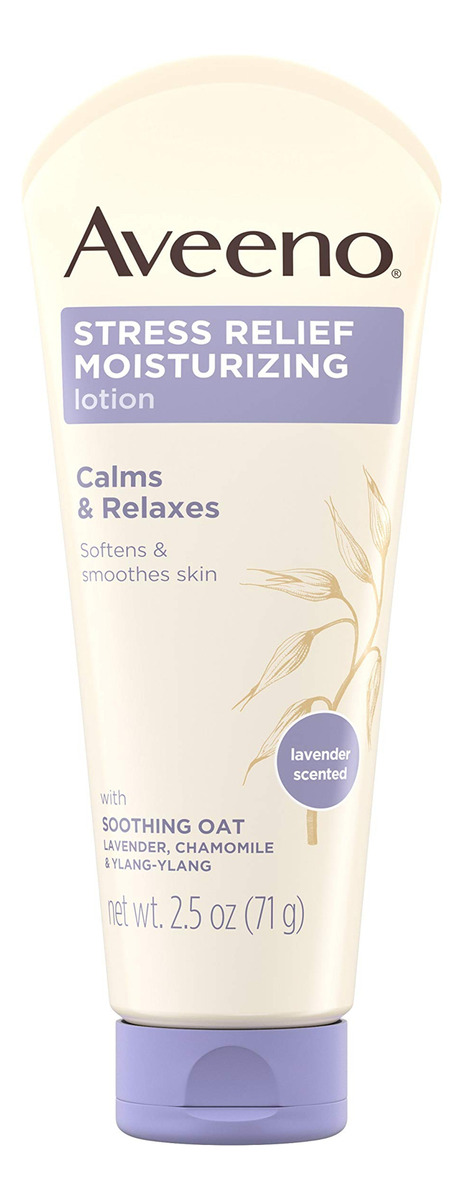 Loção Corporal Aveeno Stress Relief Com Lavanda 75ml (pacote