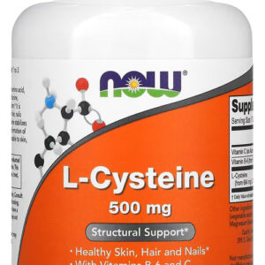 L-cisteína 500mg Now Foods L-cysteine 100 Tablets