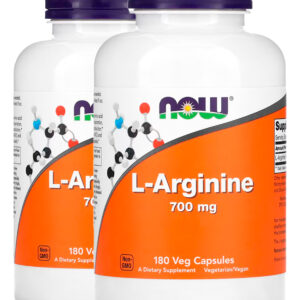 L-arginina 700mg 180 Cáps Importados 2un Now Foods