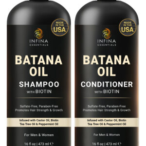 Conjunto De Shampoo E Condicionador Infina Essentials Batana