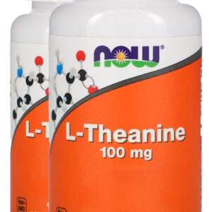 L-theanine Teanina 100mg 90 Veg Cáps Importado 2un Now Foods