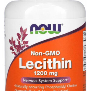 Lecitina Importada Original Lecithin 1200mg 100 Softgels Eua