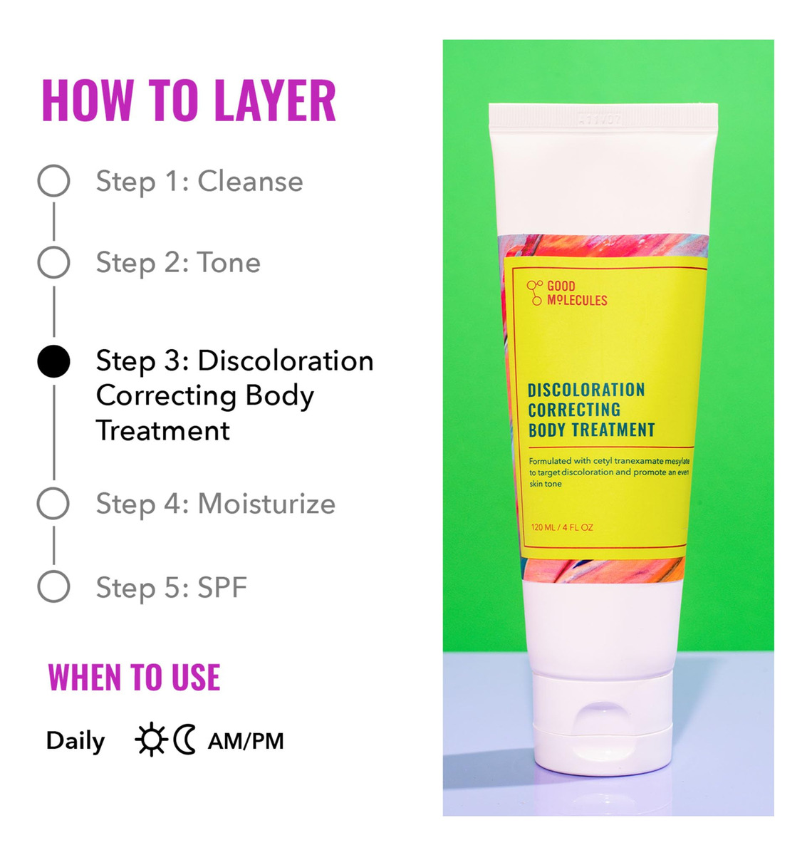 Creme De Tratamento Corporal Good Molecules Descolation Corr - Imagem 5
