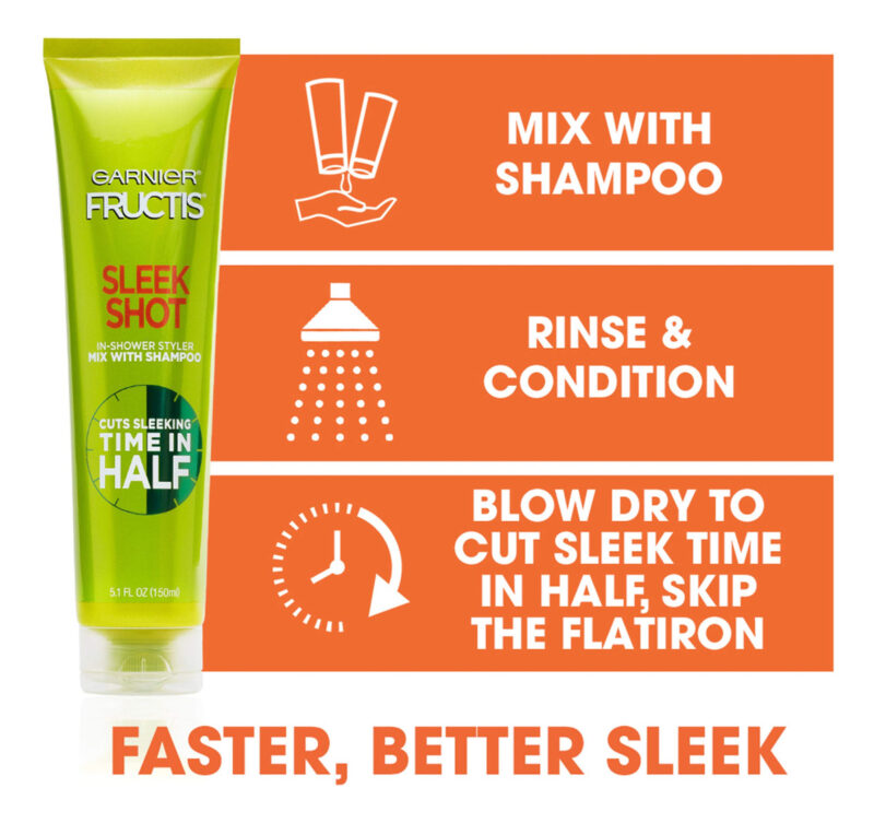 Cuidados Com O Cabelo Garnier Fructis Sleek Shot In-shower S - Image 4