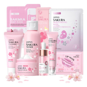 Conjunto De Cuidados Com A Pele Laikou Sakura Cleanser, Crem
