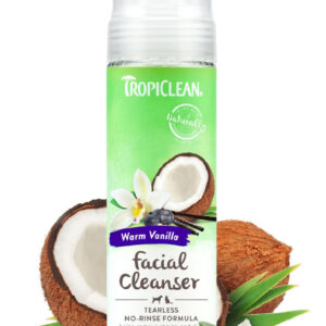 Limpador Facial Sem Água Tropiclean Warm Vanilla 220ml Para