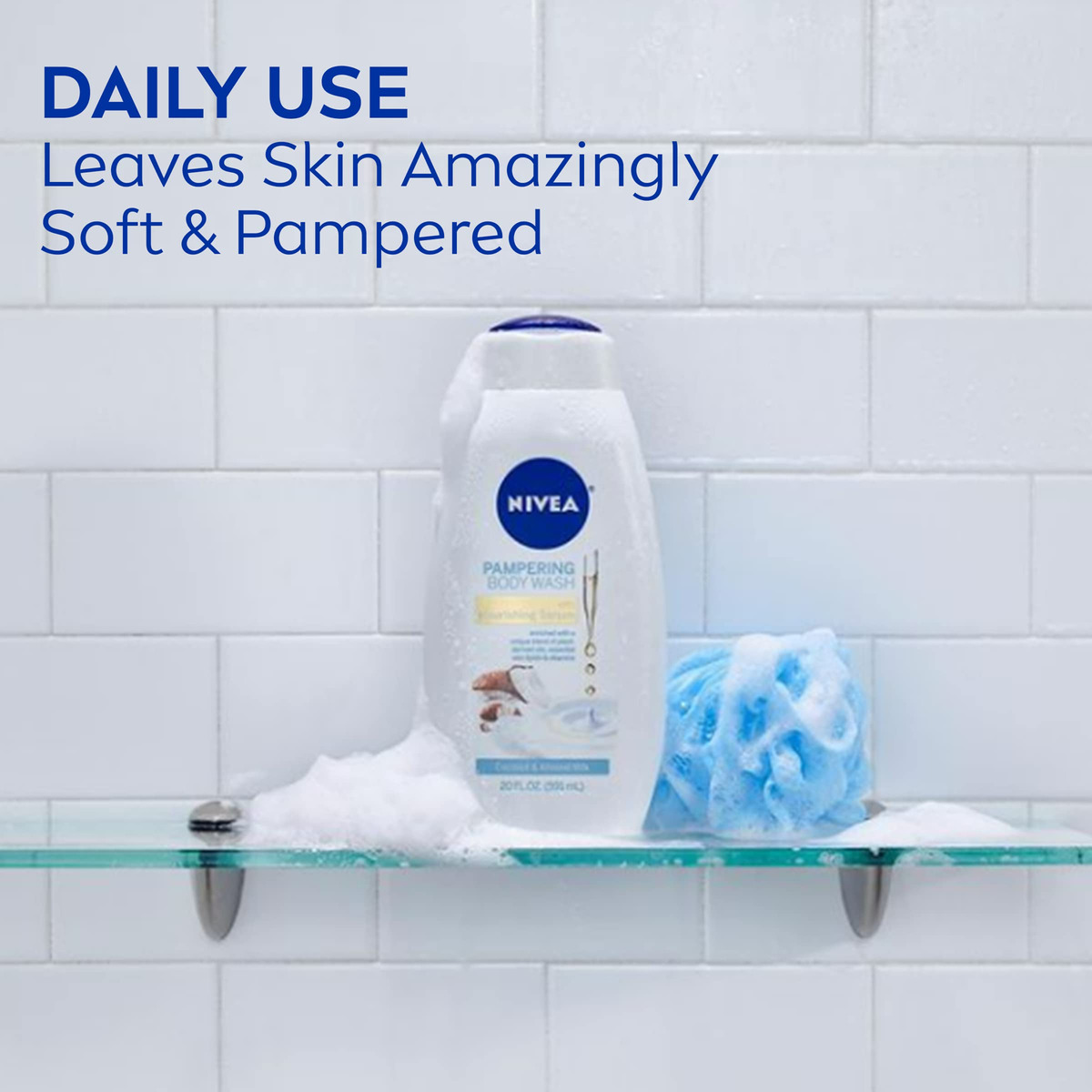 Sabonete Líquido Nivea Leite De Coco E Amêndoa 600 Ml (pacot - Imagem 5