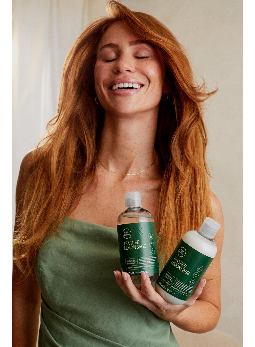Condicionador Tea Tree Lemon Sage Thickening 1l Fine Hair - Imagem 7