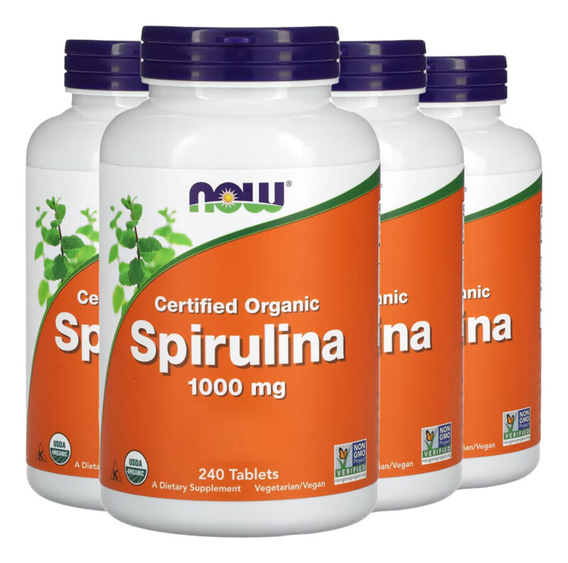 Spirulina 1000 Mg Now Foods 240 Tablets Importado 4un